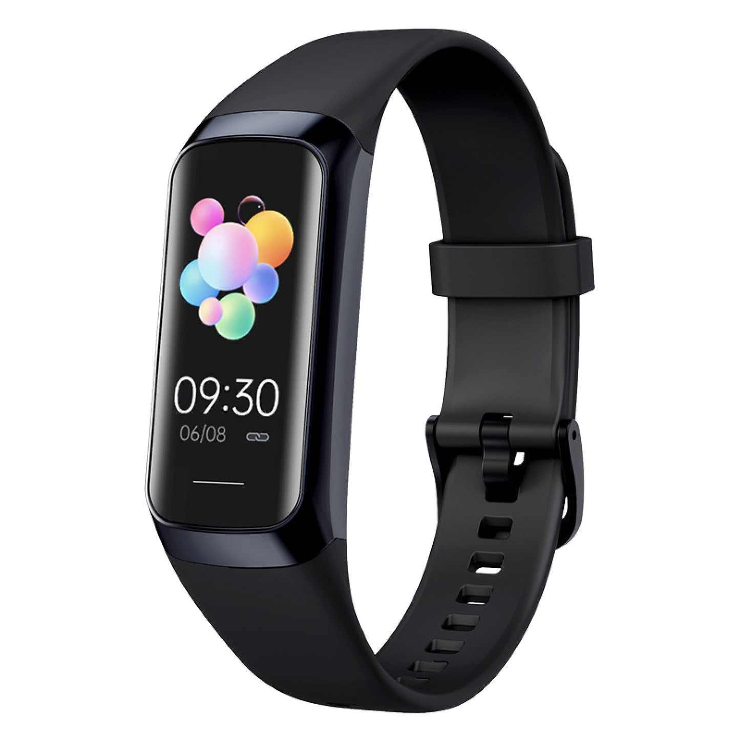 Smart Fitness Tracker – 1.1" AMOLED Display, 25 Sports Modes, Heart Rate & BP Monitor