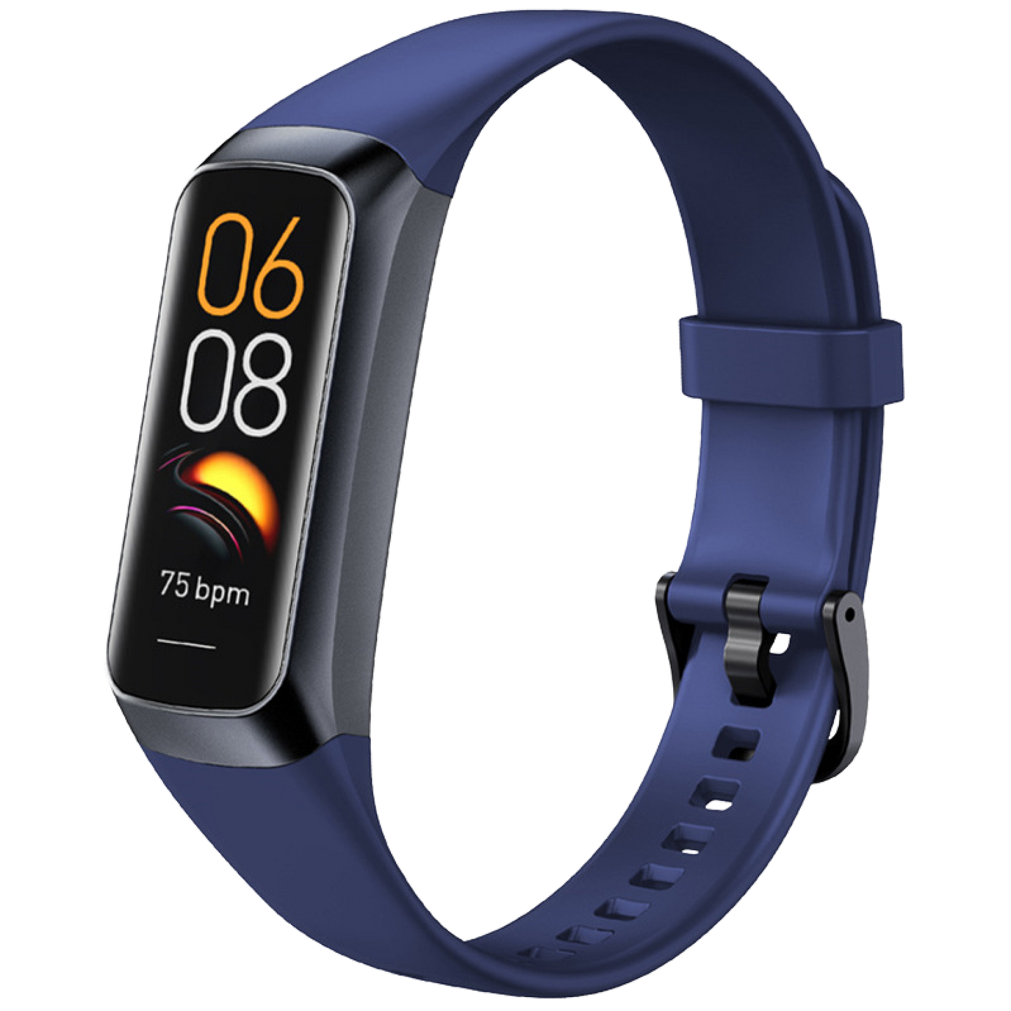 Smart Fitness Tracker – 1.1" AMOLED Display, 25 Sports Modes, Heart Rate & BP Monitor