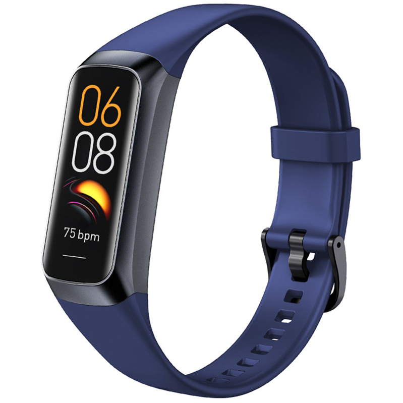 Smart Fitness Tracker – 1.1" AMOLED Display, 25 Sports Modes, Heart Rate & BP Monitor